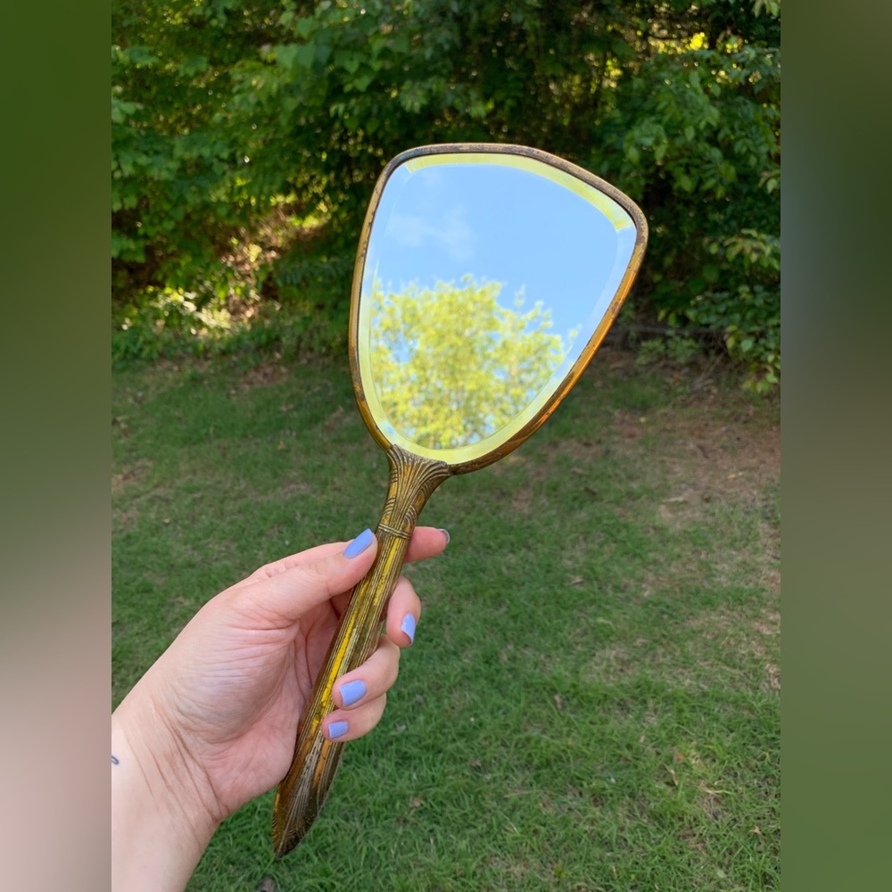 🪞Vintage Antique Hand Held Mirror🪞 - Picture 2 of 16
